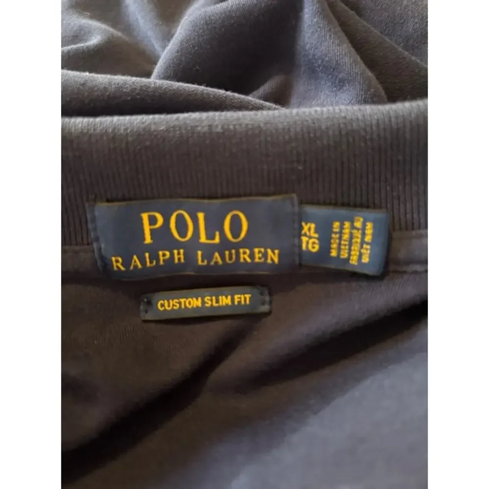 Polo Ralph Lauren Men's X-Large Short Sleeve Cotton‎ Polo Shirt Navy Blue